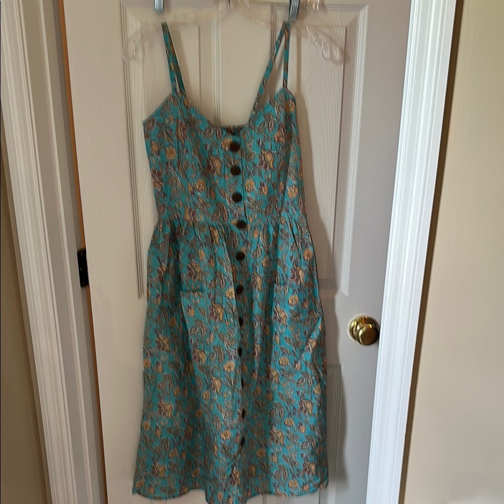 Floral Button-Down Dress